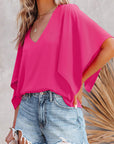 Hadley Flounce Bell Sleeve V Neck Blouse
