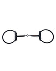 Black Steel Snaffle with Copper Inlay