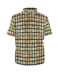 Cowboy Collage Men's Western Polo Style Shirt
