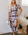 Andie Western Aztec Long T-shirt Dress