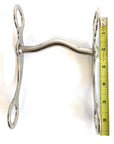 AJ Tack Low Port Grazing Miniature Horse Bit