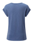 Corded Knit Wide Sleeve T-Shirt