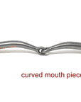 AJ Tack Stainless Steel Jr. Cowhorse Smooth Snaffle Gag Bit - 5 1/4" Cheek