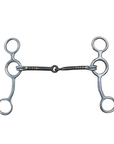 AJ Tack Junior Cow Horse Smooth Snaffle Gag Bit