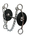 AJ Tack Lifter Gag Bit with Twisted Sweet Iron Mouth & Medium Shank