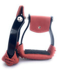 AJ Tack Black Aluminum Barrel Racing Stirrups