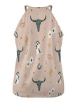Cow Skull Western Tank Top