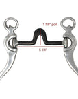 AJ Tack Aluminum Cheeks Swivel Port Spoon Bit