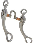 AJ Tack Aluminum Cheek Correction Bit with Swivel Port & Copper Rollers