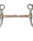 AJ Tack Tom Thumb Snaffle with Roller Bit