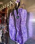 Dash for Cash (Purple) Luxury Tack Bag