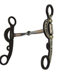 AJ Tack Argentine Engraved Smooth Snaffle Bit