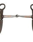 AJ Tack Argentine Engraved Smooth Snaffle Bit