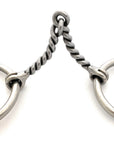 AJ Tack Sweet Iron Loose Ring Twisted Snaffle Bit