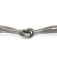 AJ Tack Dee Ring Snaffle Bit with Cross Concho
