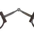AJ Tack Antique Brown Offset Dee Snaffle Bit