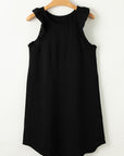 Ember Ruffled Sleeveless Shift Mini Dress