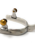 AJ Tack Stainless Steel Spur with Ball End