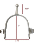 AJ Tack Ladies Ball Knob Spurs