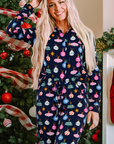 Christmas Lights Shirt and Pants Pajama Set