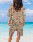 Totally Western Duster Kimono Coverup