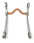 AJ Tack Copper Medium Port Grazing Bit