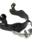 AJ Tack Ladies Antique Brown Pirate Skull Bumper Spurs with Rowels