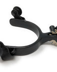 AJ Tack Baby Black Steel Spurs