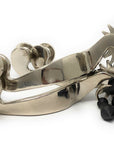 AJ Tack Baby Nickel Plated Spurs