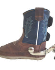 AJ Tack Baby Nickel Plated Spurs