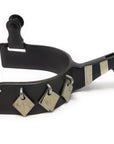 AJ Tack Ladies Antique Brown Diamond Charm Spurs