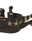 AJ Tack Ladies Antique Brown Star Charm Spurs