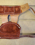 U-Hilason Western Horse Tack Leg Protection Leather Skid Boots