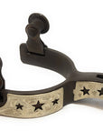 AJ Tack Baby Antique Brown Star Spurs