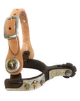 AJ Tack Baby Three Crosses Show Spurs & Spur Straps Set