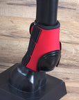 U-Red Hilason Western Horse Tack Leg Protection Deluxe Skid Boots Red