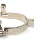 AJ Tack Men's Chrome Engraved Utility Spurs
