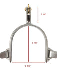 AJ Tack Youth Stainless Steel Flower Engraved Spurs