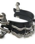 AJ Tack Men's Black Bumper Spurs with Rowels