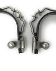 AJ Tack Men's Black Bumper Spurs with Rowels
