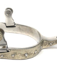 AJ Tack Ladies Stainless Steel Rhinestone Spurs