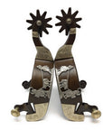 AJ Tack Men's Antique Brown Team Roping Spurs