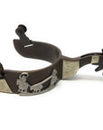 AJ Tack Men's Antique Brown Team Roping Spurs