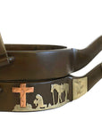 AJ Tack Men's Praying Cowboy Spurs with Copper Cross