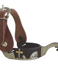 AJ Tack Praying Cowboy Antique Brown Spur Package
