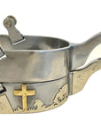 AJ Tack Men's Sweet Iron Praying Cowboys Spurs Package