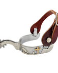 AJ Tack Men's Sweet Iron Praying Cowboys Spurs Package
