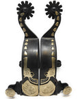 AJ Tack Men's Antique Brown Revolver Spurs