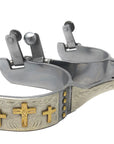 AJ Tack Men's Sweet Iron Triple Cross Spurs