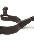 AJ Tack Youth Antique Brown Longhorn and Barbwire Spurs